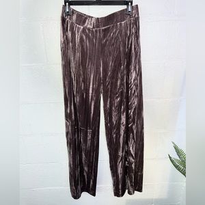 Target Brand - A NEW DAY - Deep Purple, High-waisted, Velvet, Stretchy Bottoms